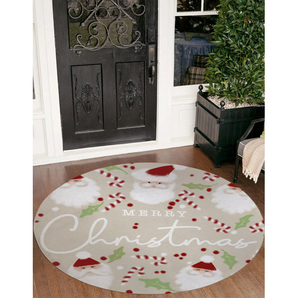 The Holiday Aisle® Japreet Christmas Outdoor Doormat Wayfair